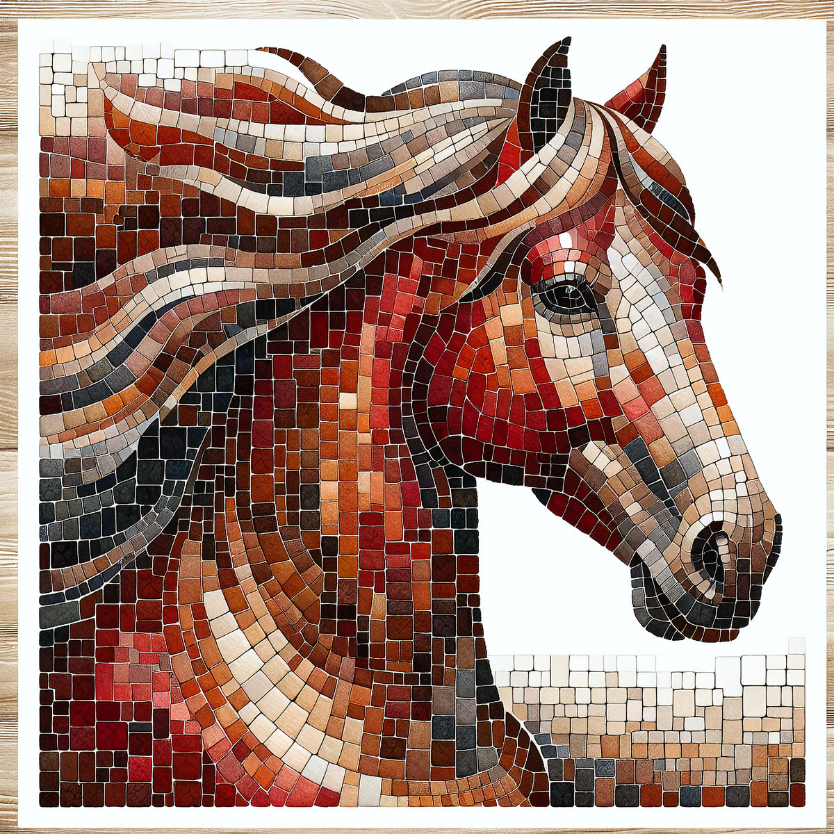 Copper Horse Wall Art Print for Sale