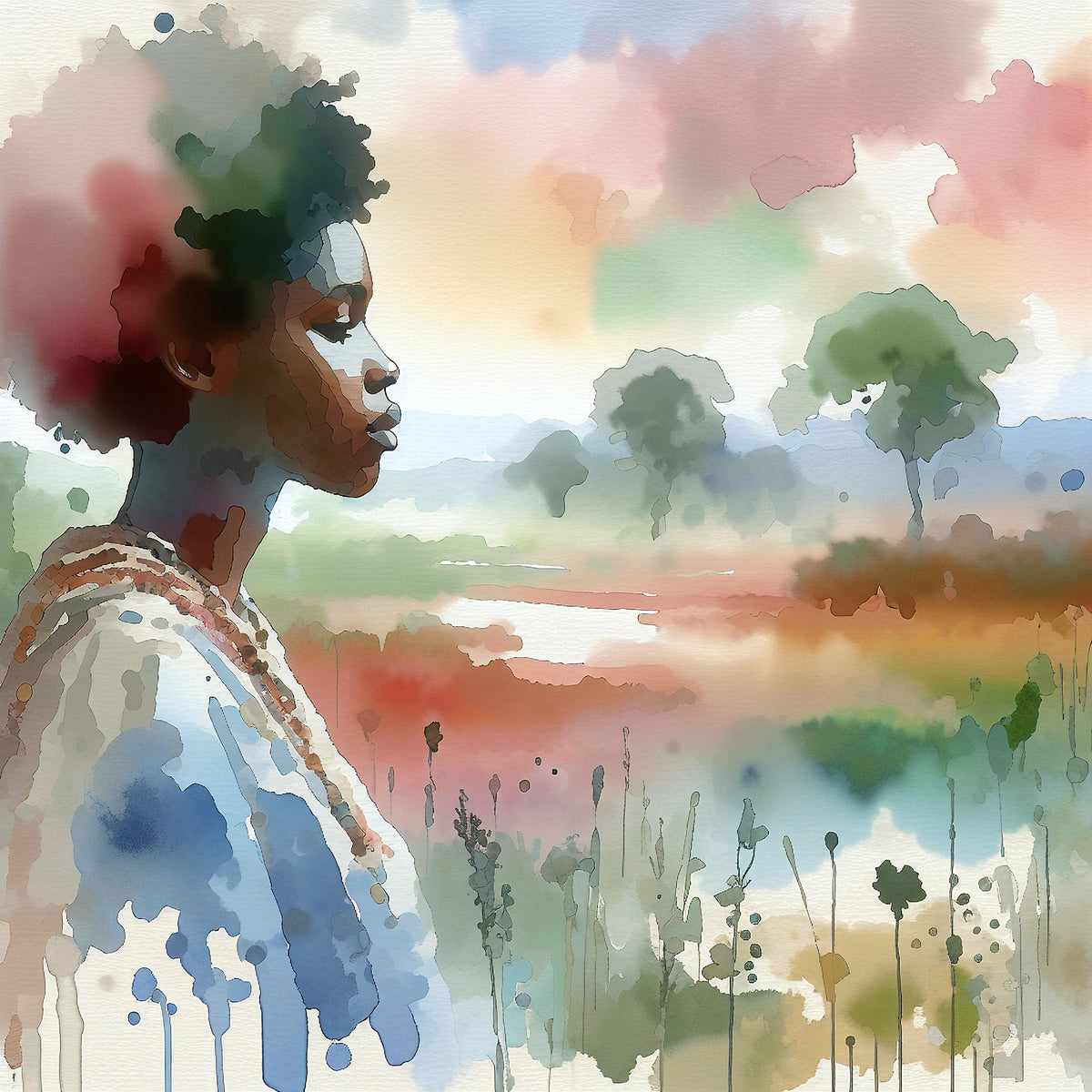 African American Wall Art Canvas Print for Sale