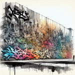 graffiti wall art canvas