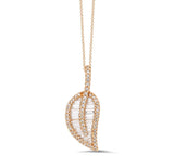 Diamond Leaf Necklace