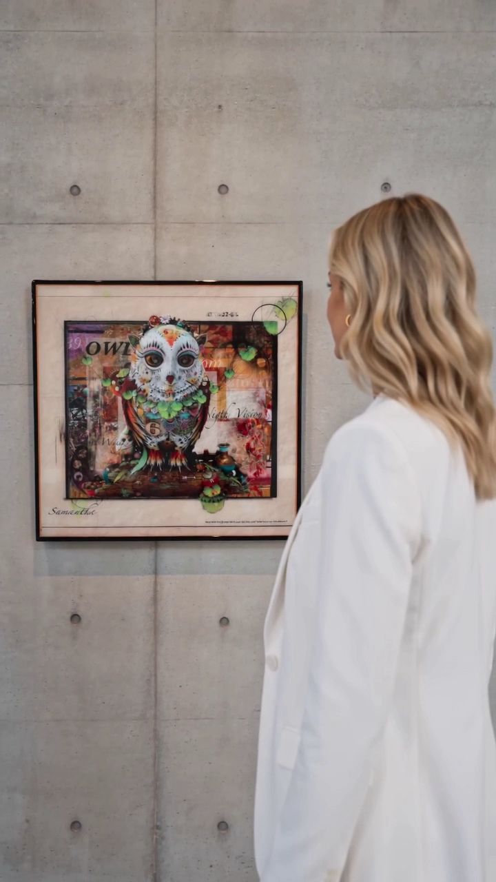 Samantha Metal Print — video still at 8s