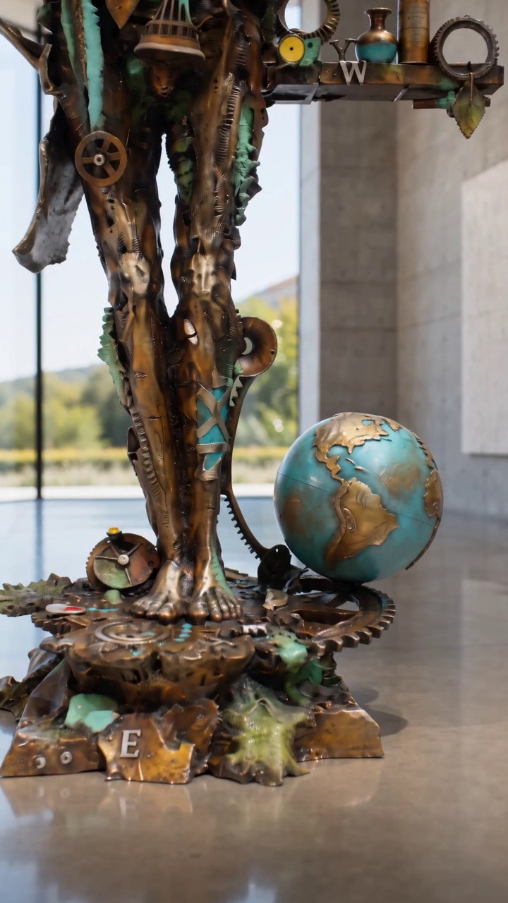 Man dot Earth 8 foot tall — video still at 6s