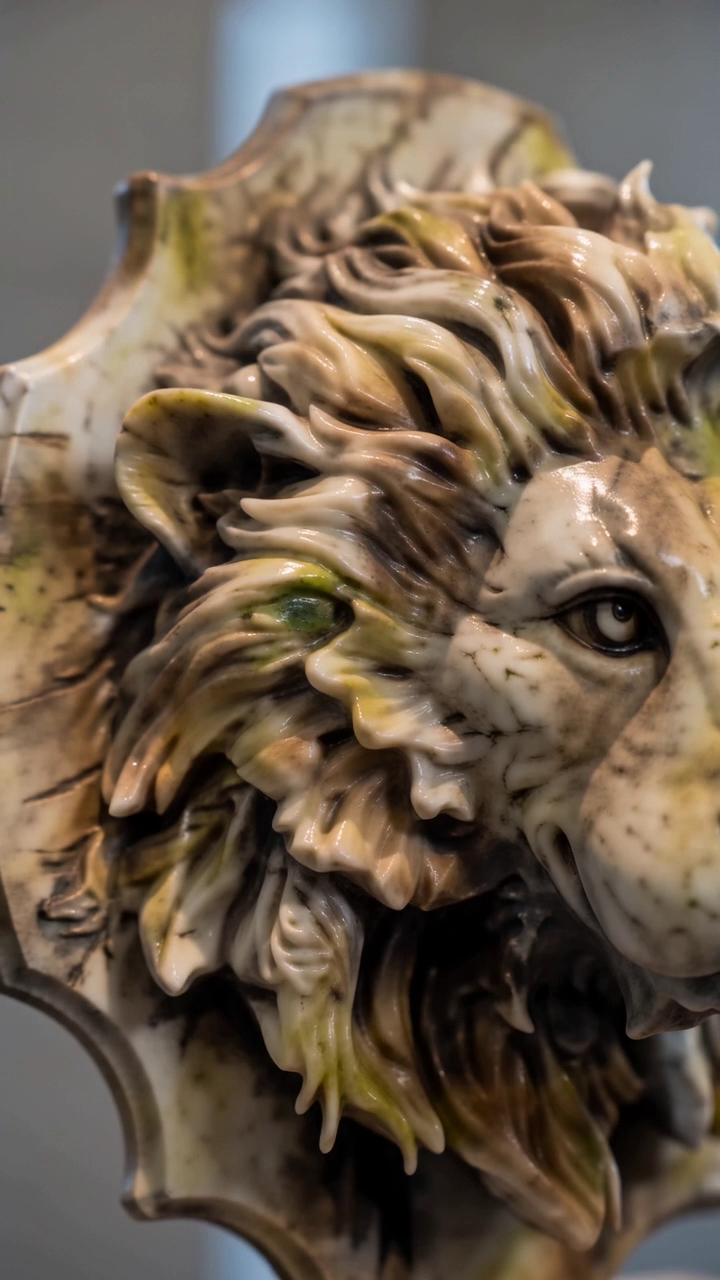 Leonardo Bust Composite — video still at 4s