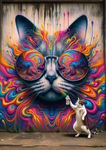 Graffiti Cat by Cat