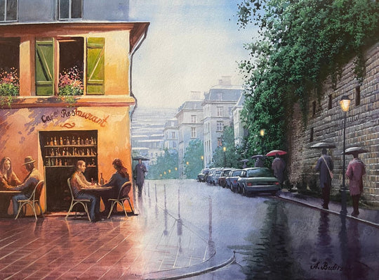 RAINY MOOD IN MONTMARTRE