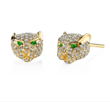 Big Cat Pavé Earrings