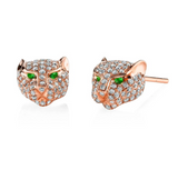 Big Cat Pavé Earrings