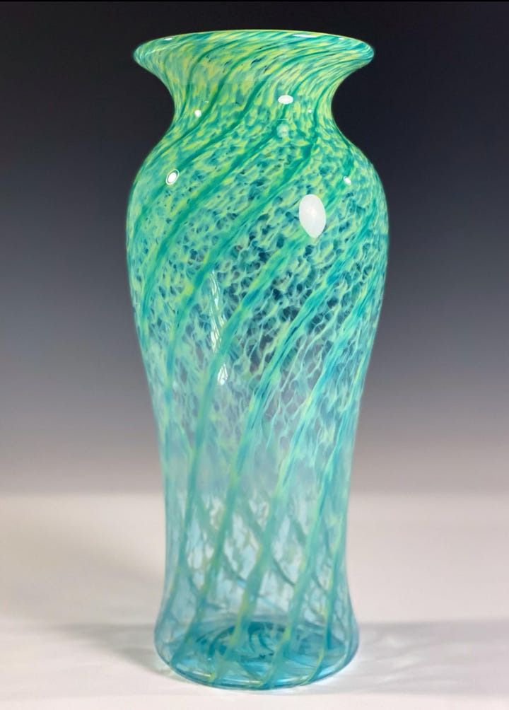 Warm Blue Vase