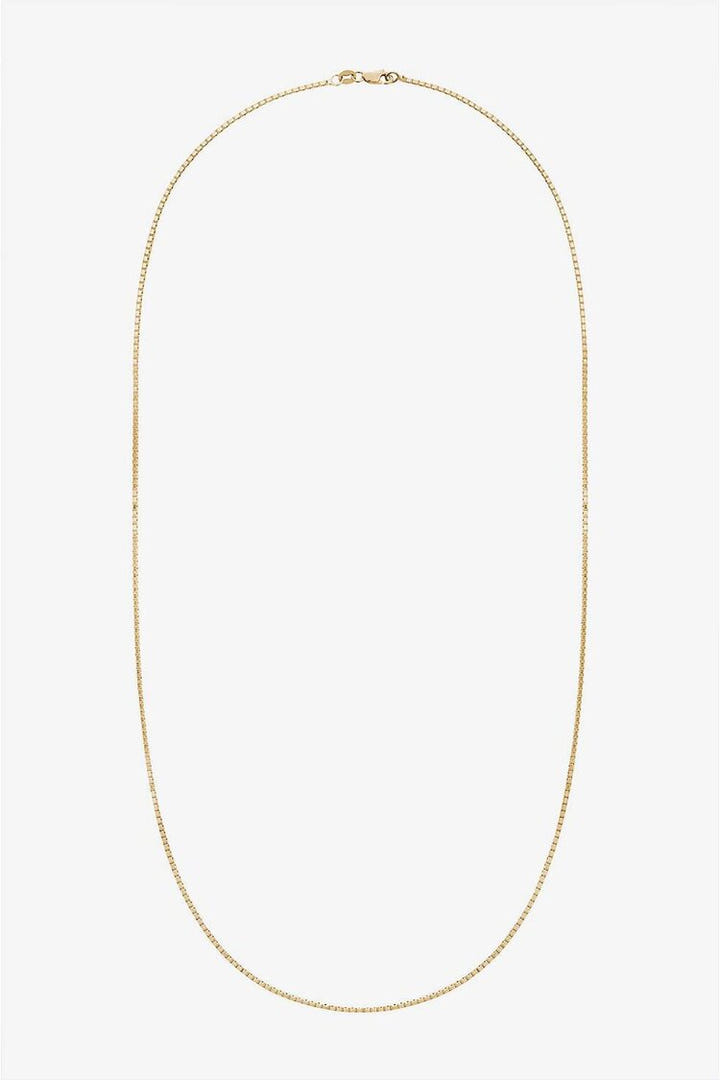 Classic Gold Box Chain Necklace