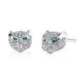 Big Cat Pavé Earrings