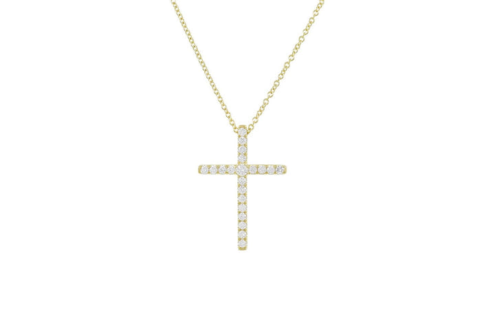 Signature Diamond Cross Necklace (Small)