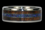 Kahuna Opal Koa Titanium Ring