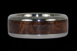 Africano Blackwood y Koa Hawaii Titanium Ring
