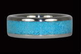 Bye Bye Blue Sky Turquoise Titanium Ring