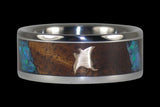 Three Falls Australian Opal Titanium Ring