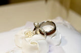 Dark Tiger Koa Wood Hawaii Titanium Ring