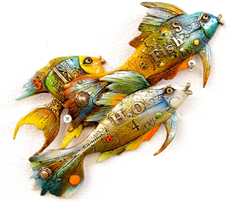 Fishies going Right Nano Lopez Dolphin Galleries