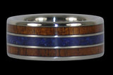 Big Kahuna Titanium Ring mit Lapis