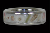 Bague en titane de coquille de mer