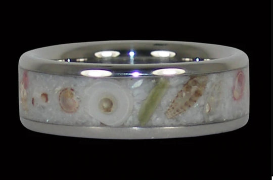 Sea Shell Titanium Ring