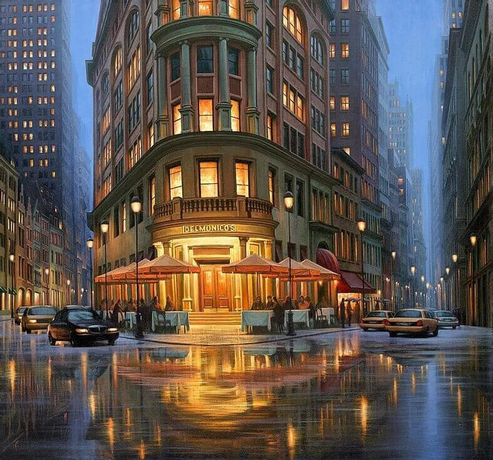 Dolphin Galleries Summer Rain Delmonico's