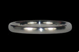 Thin Titanium Ring Band to Stack