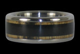 Black Ebony Titanium Ring Band