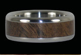 Walnut Titanium Ring Band