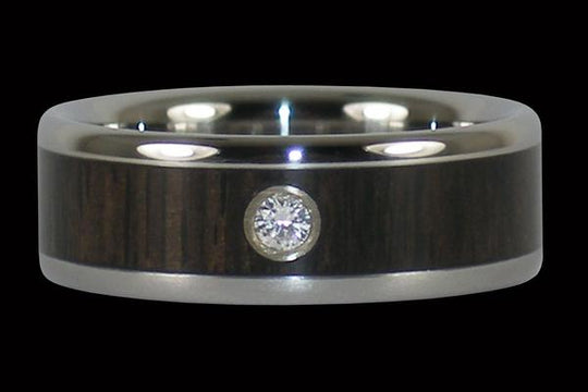 Anillo de titanio de Diamante Blackwood