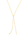 Baguette Diamond Lariat Necklace