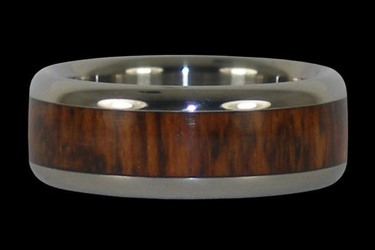 Snakewood Titanium Ring