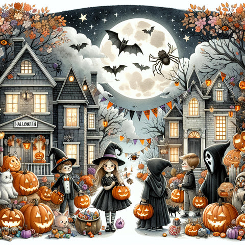 halloween canvas wall art