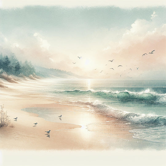 beach wall art for living room