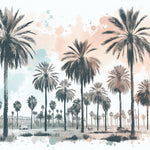 palm tree wall art