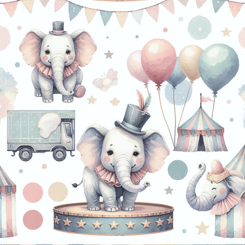 circus elephant clip art