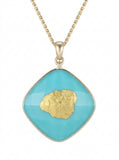 18k Treasure Island Hawaiian pendant - Kauai on back