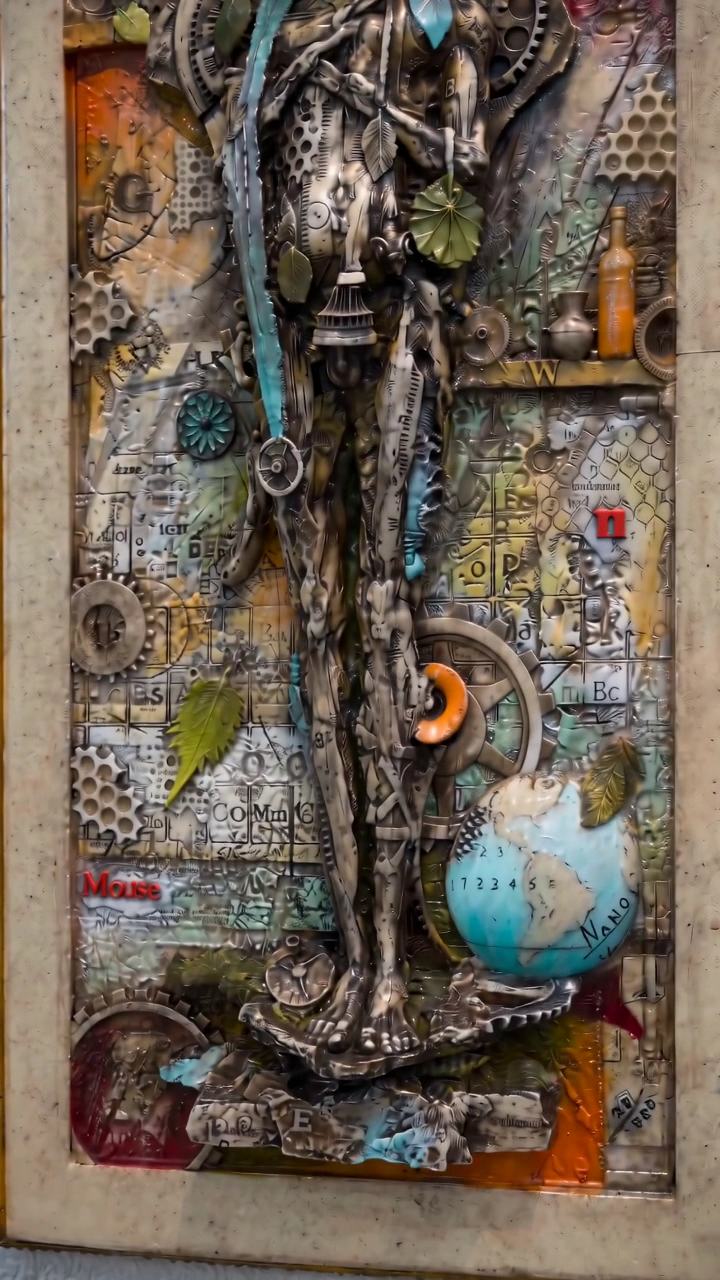Man dot Earth Relief Mixed Media — video still at 6s