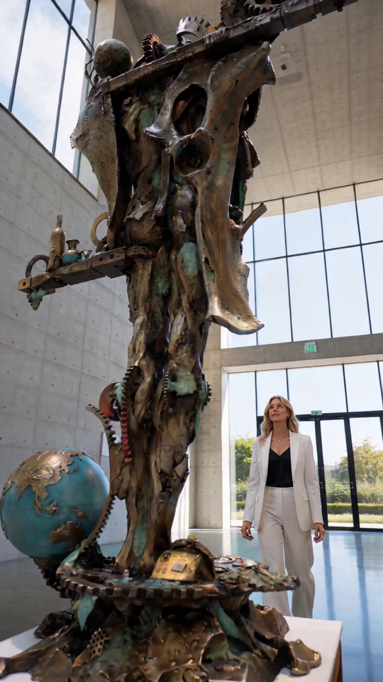 Man dot Earth Life Size