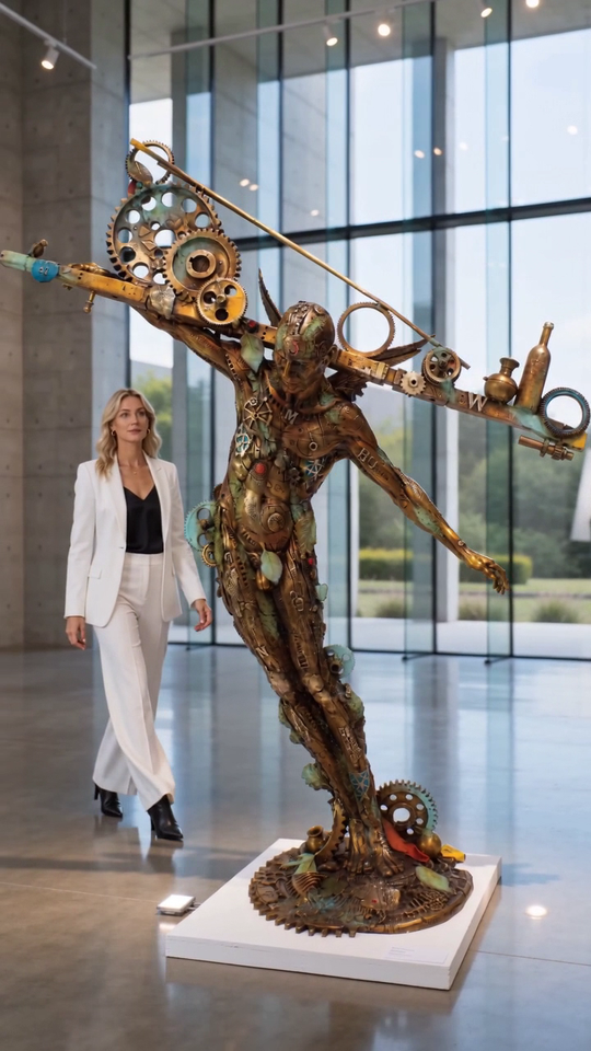 Man Balance Life Size