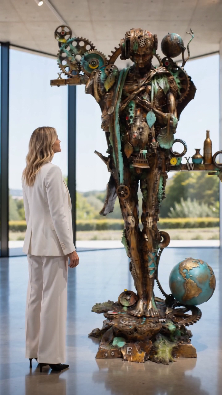 Man dot Earth 8 foot tall — video still at 8s