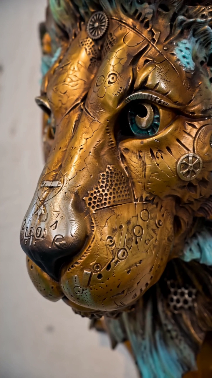 Leonardo Bust Large — video still at 6s