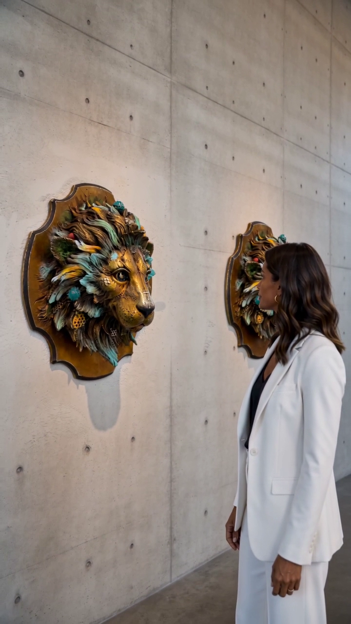 Leonardo Bust Large — video still at 8s