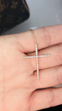 Signature Diamond Cross Necklace (Large)