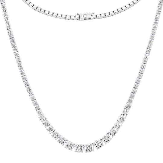 Diamond Tennis Necklace 2