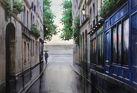 QUIET PARISIAN STREET