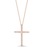 Signature Diamond Cross Necklace (Large)