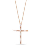 Signature Diamond Cross Necklace (Medium)