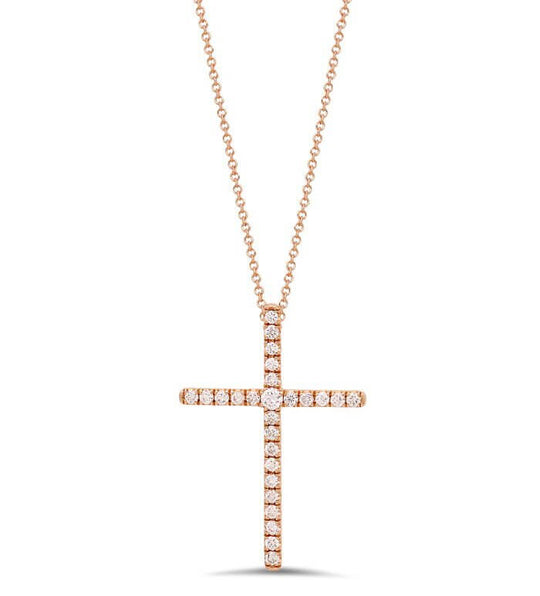 Signature Diamond Cross Halskette (3 Größen)