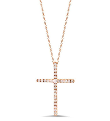 Signature Diamond Cross Necklace (3 Sizes)