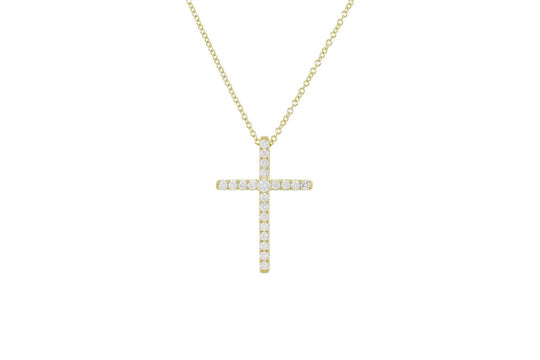 Signature Diamond Cross Halskette (3 Größen)